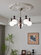 Zosilara Chandelier en Bois Traditionnel - Neutralighting