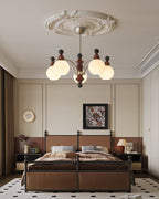 Zosilara Chandelier en Bois Traditionnel - Neutralighting