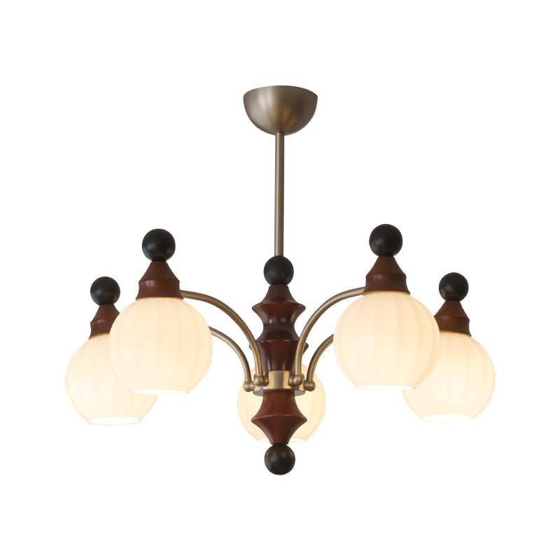 Zosilara Chandelier en Bois Traditionnel - Neutralighting