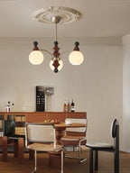 Zosilara Chandelier en Bois Traditionnel - Neutralighting