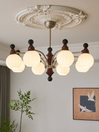 Zosilara Chandelier en Bois Traditionnel - Neutralighting