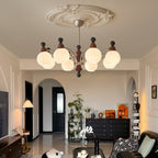 Zosilara Chandelier en Bois Traditionnel - Neutralighting