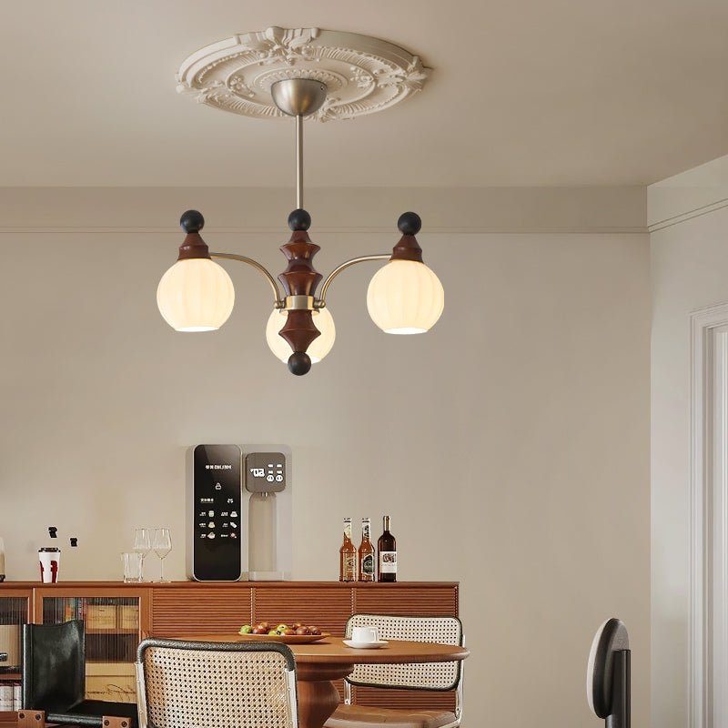 Zosilara Chandelier en Bois Traditionnel - Neutralighting