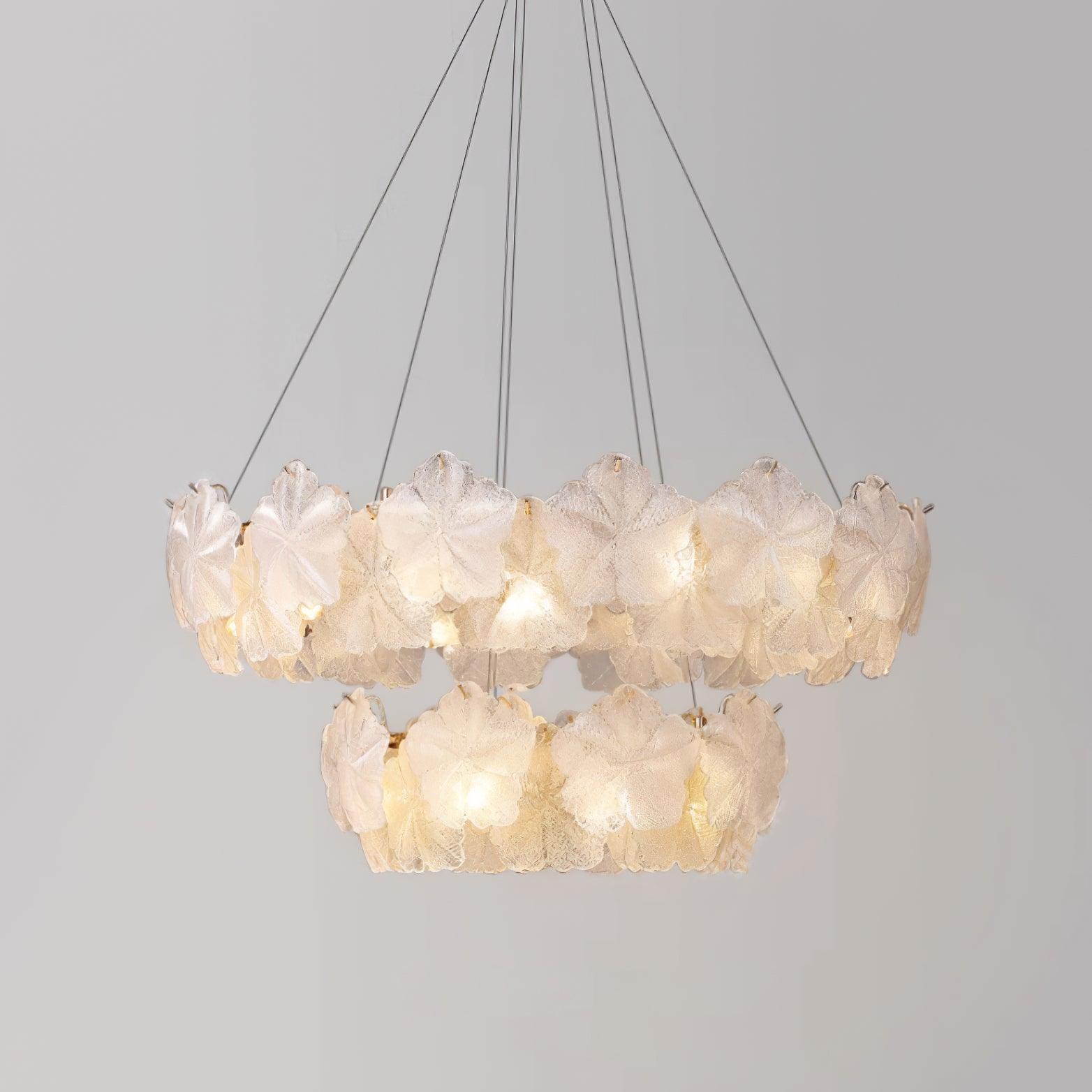 Vitheir Chandelier en Verre Floral - Neutralighting