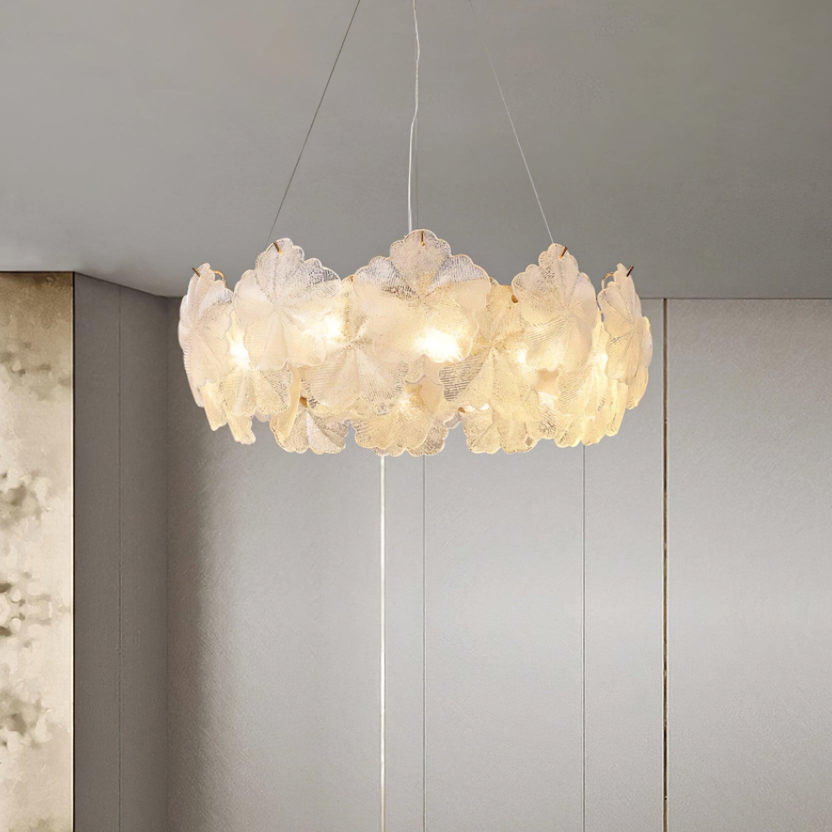 Vitheir Chandelier en Verre Floral - Neutralighting