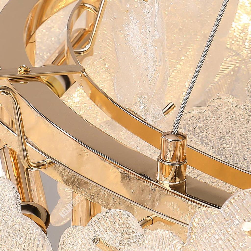 Vitheir Chandelier en Verre Floral - Neutralighting