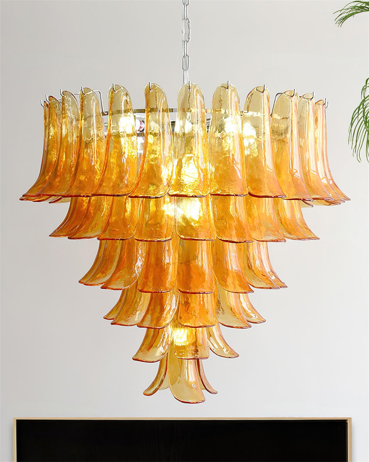 Valier Lustre Pétales en Verre Superposés - Neutralighting