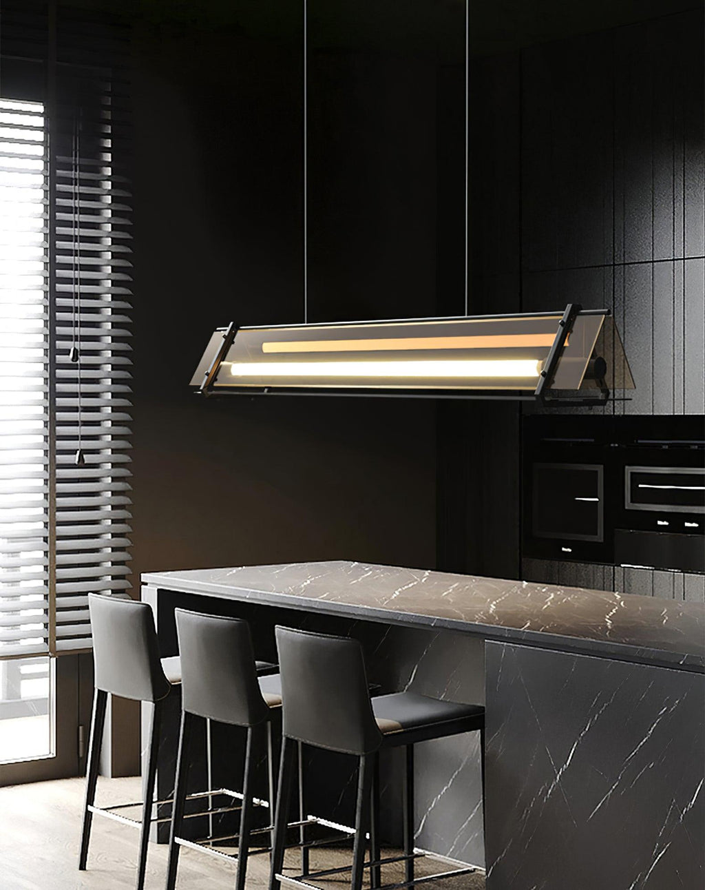 Lunaris Lampe Pendante Minimaliste en Verre - Neutralighting