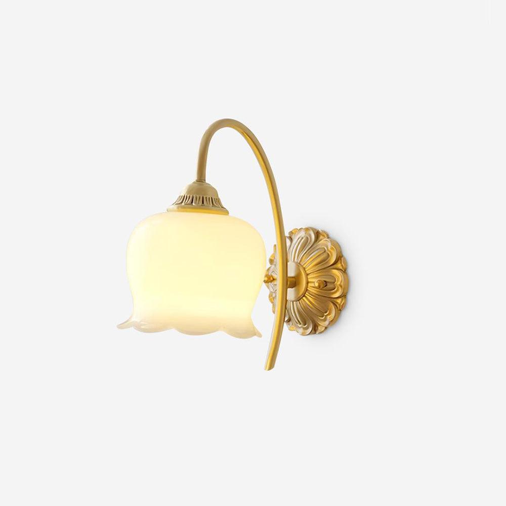 Vivinir Applique Murale en Laiton et Résine Fleur - Neutralighting
