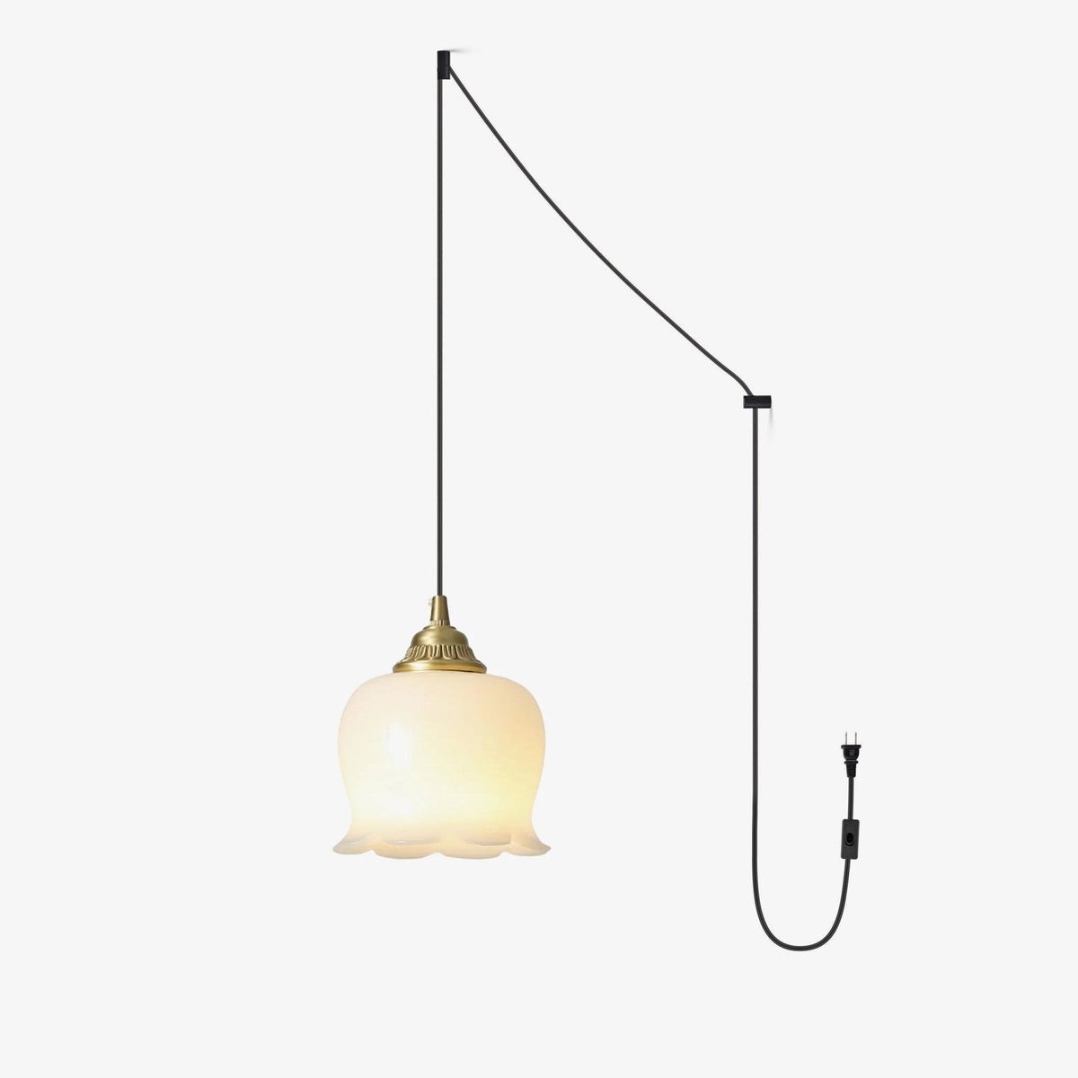 Solviance Suspension Glam en Laiton et Résine - Neutralighting
