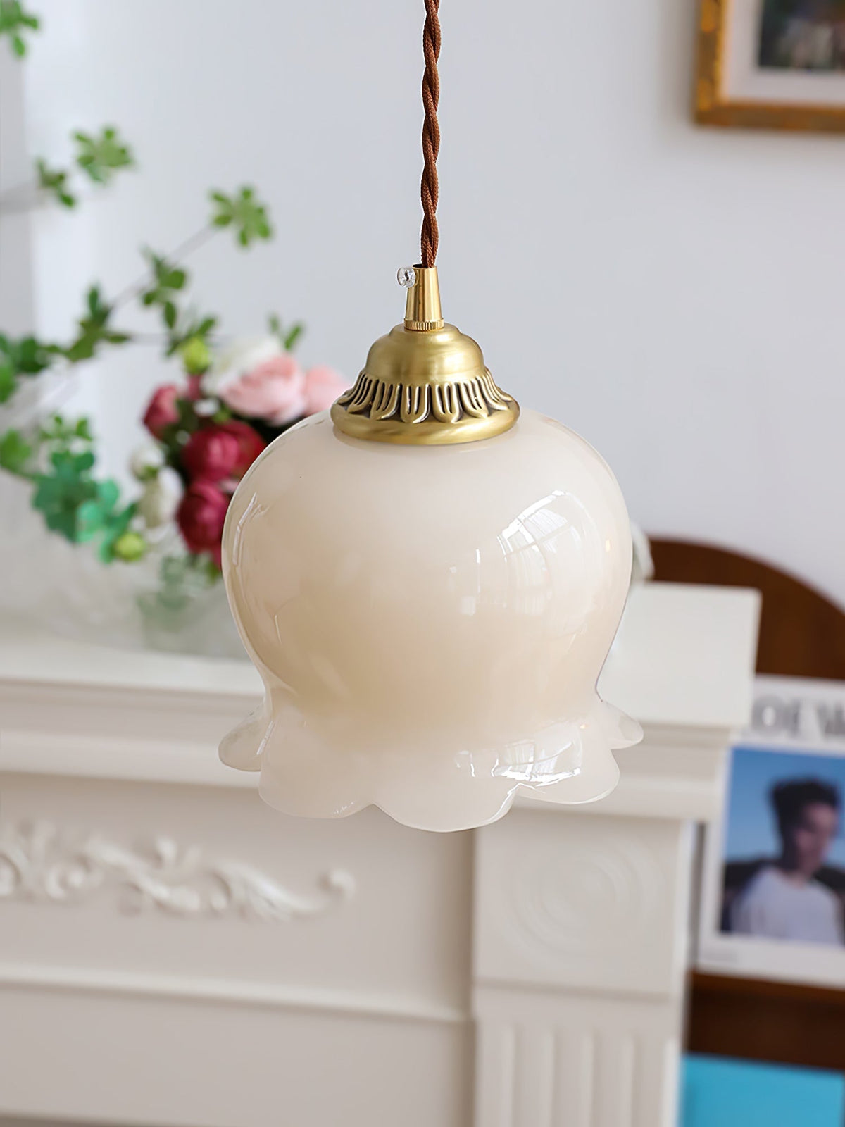 Solviance Suspension Glam en Laiton et Résine - Neutralighting
