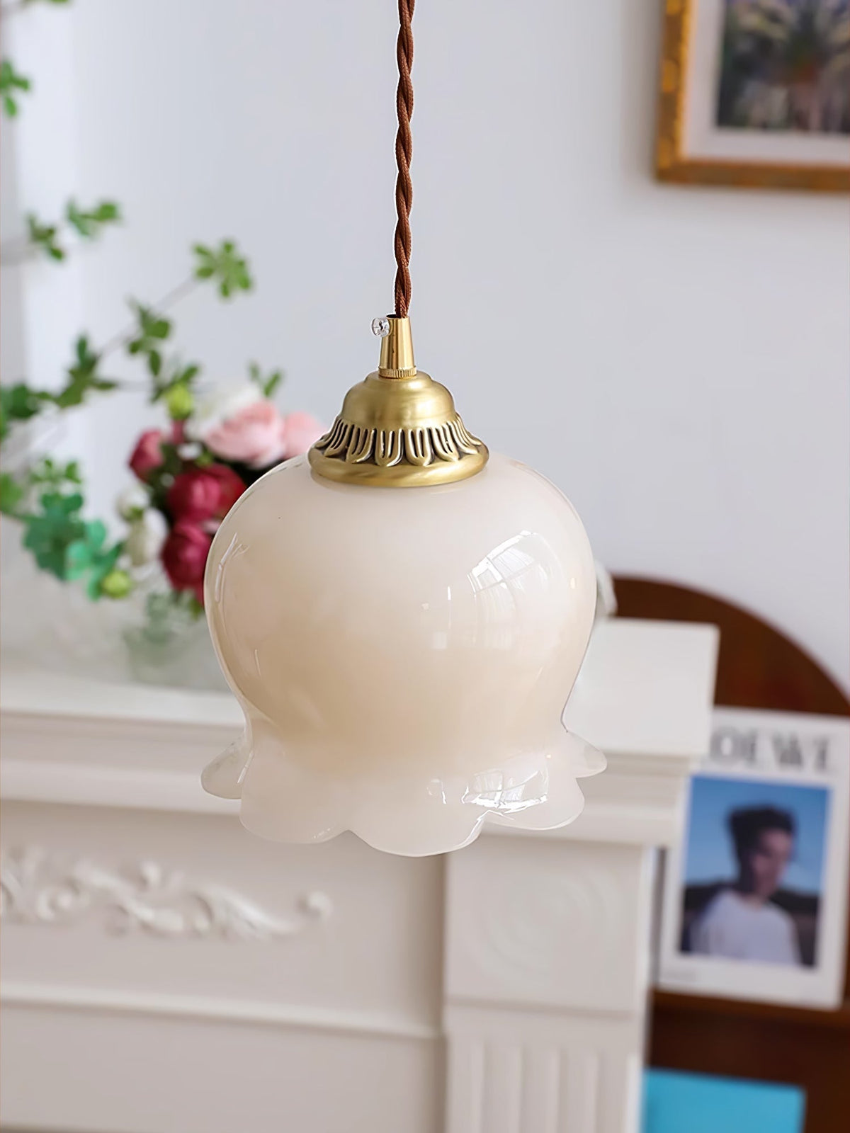 Solviance Suspension Glam en Laiton et Résine - Neutralighting