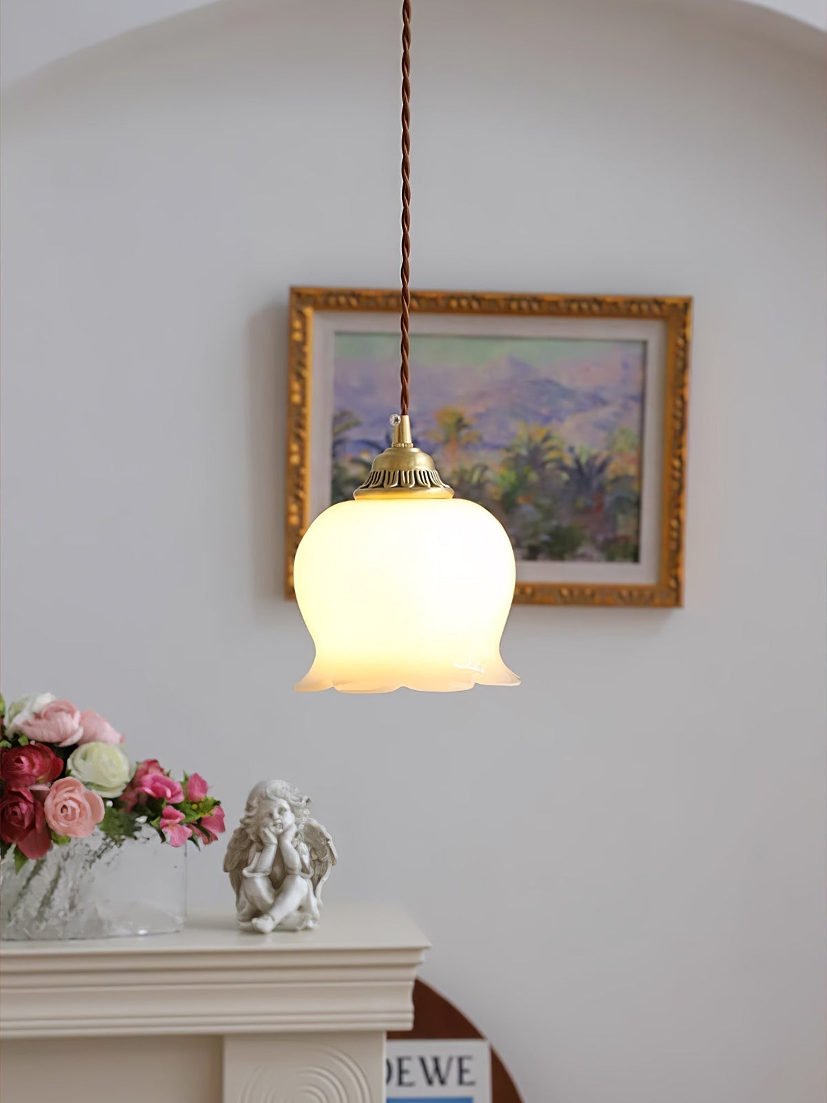 Solviance Suspension Glam en Laiton et Résine - Neutralighting