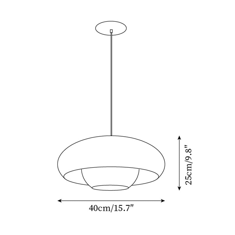 Duvio Lampe Suspendue Noire - Neutralighting