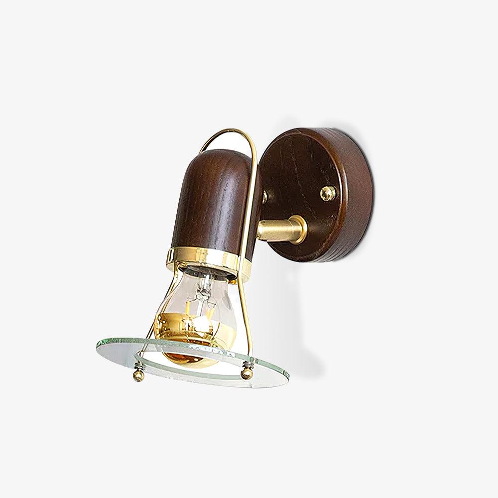 Lumace Applique Murale en Bois Rétro - Neutralighting