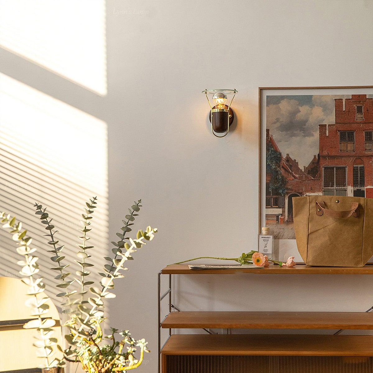 Lumace Applique Murale en Bois Rétro - Neutralighting