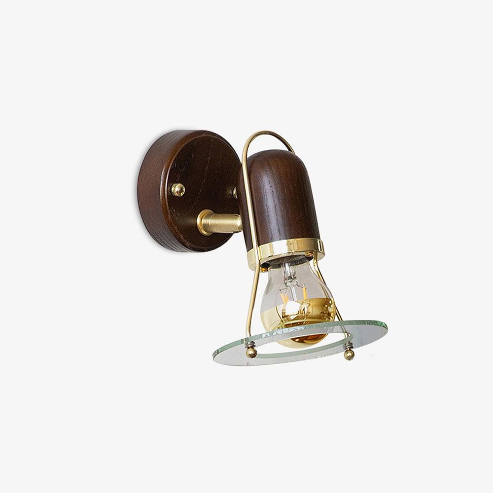 Lumace Applique Murale en Bois Rétro - Neutralighting