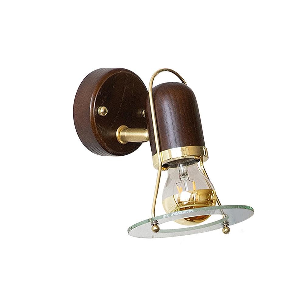Lumace Applique Murale en Bois Rétro - Neutralighting