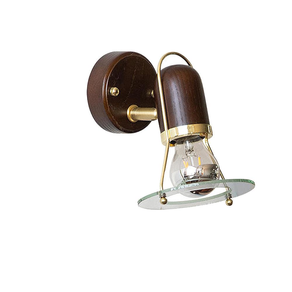 Lumace Applique Murale en Bois Rétro - Neutralighting