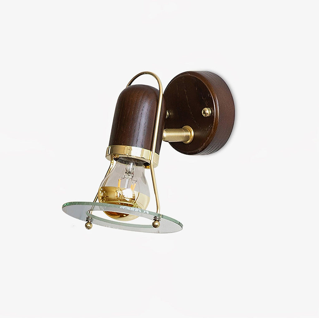 Lumace Applique Murale en Bois Rétro - Neutralighting