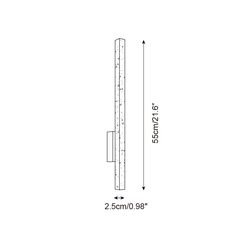 Opalyn Applique Murale Slim en Travertin - Neutralighting