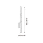 Opalyn Applique Murale Slim en Travertin - Neutralighting