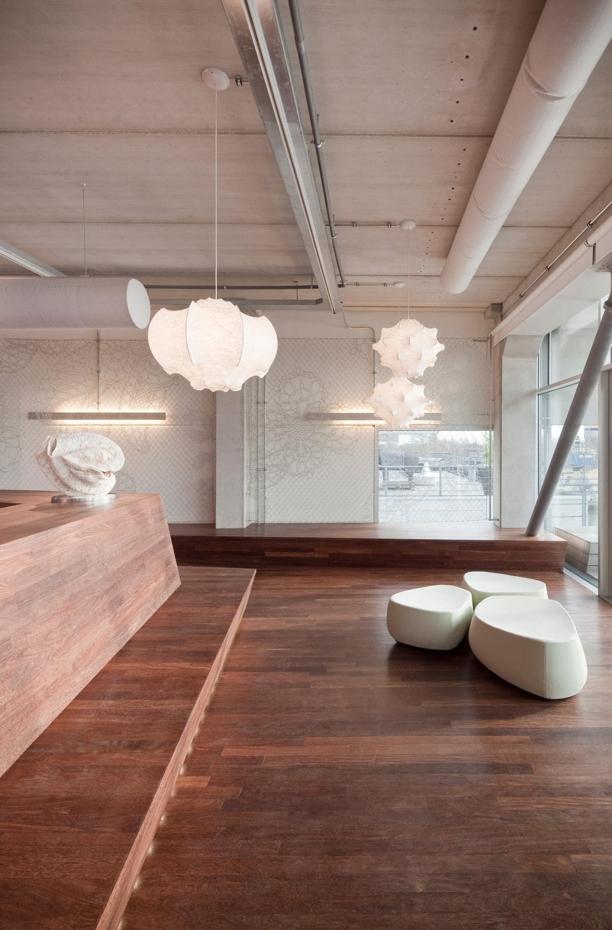 Lotus Lampe Suspendue Minimaliste en Soie - Neutralighting