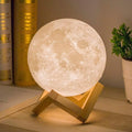 Veilleuse Lune 3D Couleur Changeante Yvonne Respire - Une Touche Élégante dans le Décor