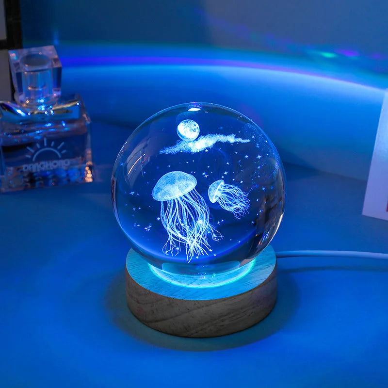 Lampe Méduse Lumineuse Design Cristal Aloïs Mirage - Une Note Scintillante dans le Décor