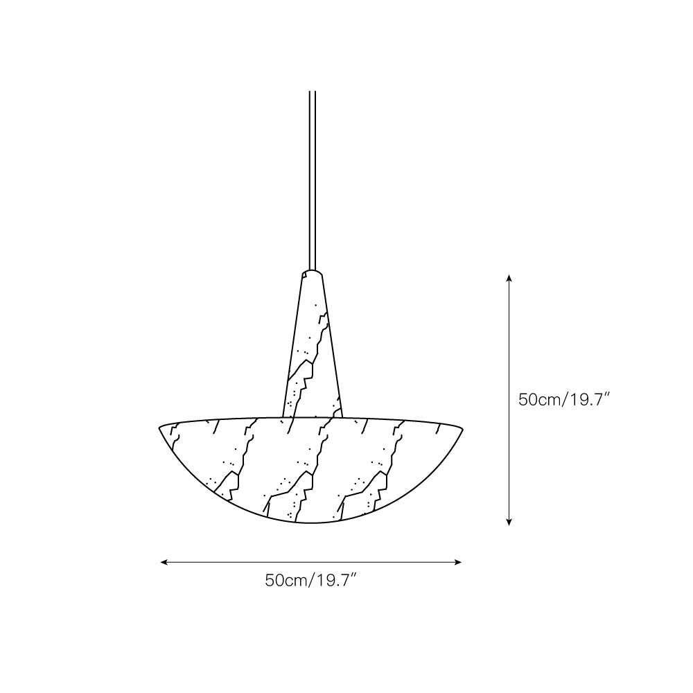 Nysilos Suspension Albâtre Métal Nordic Premium - Neutralighting