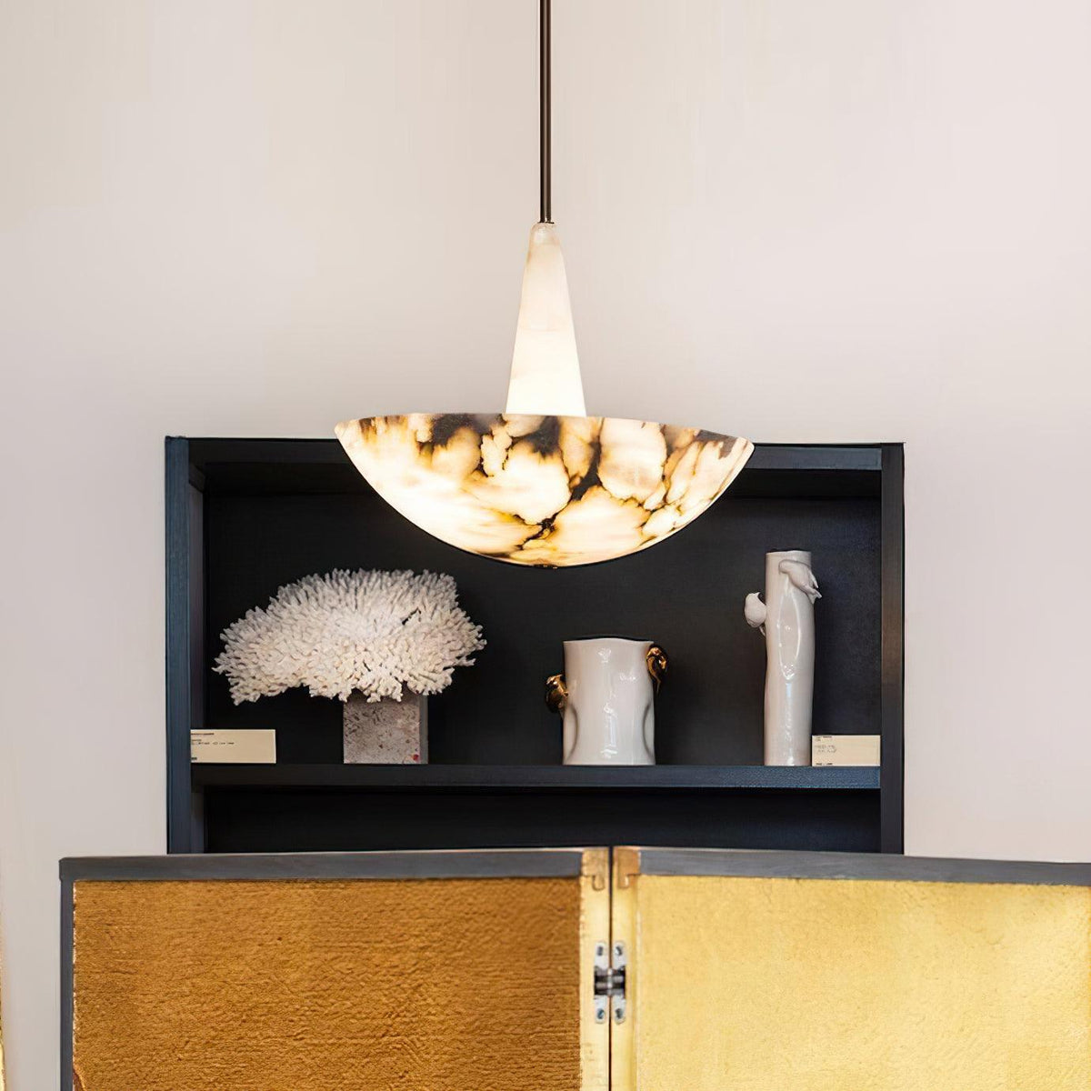 Nysilos Suspension Albâtre Métal Nordic Premium - Neutralighting