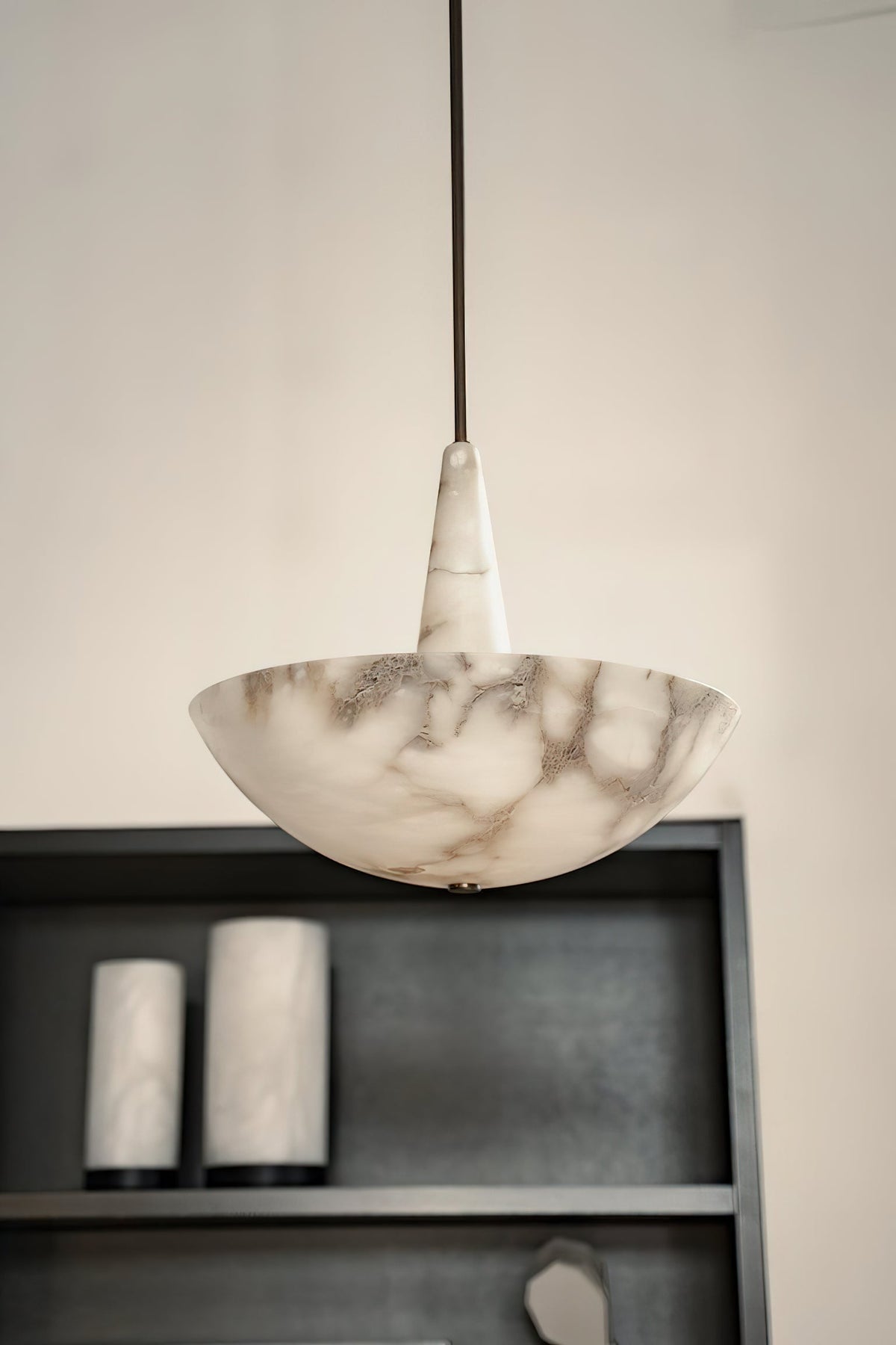 Nysilos Suspension Albâtre Métal Nordic Premium - Neutralighting