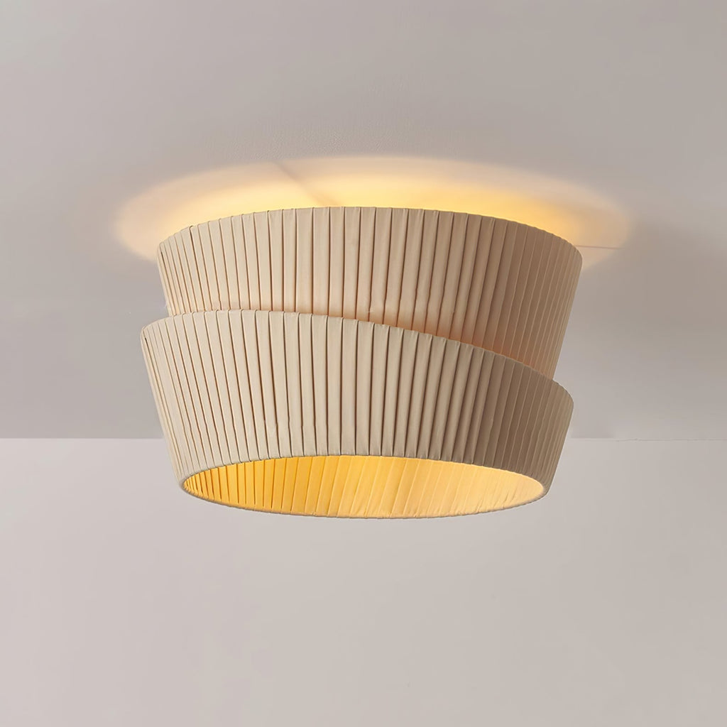 Zethayra Lampe Plafonnier en Tissu Naturel - Neutralighting