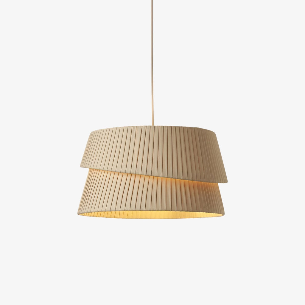 Ilira Lampe Pendante Tissu Twist Élégance Premium - Neutralighting