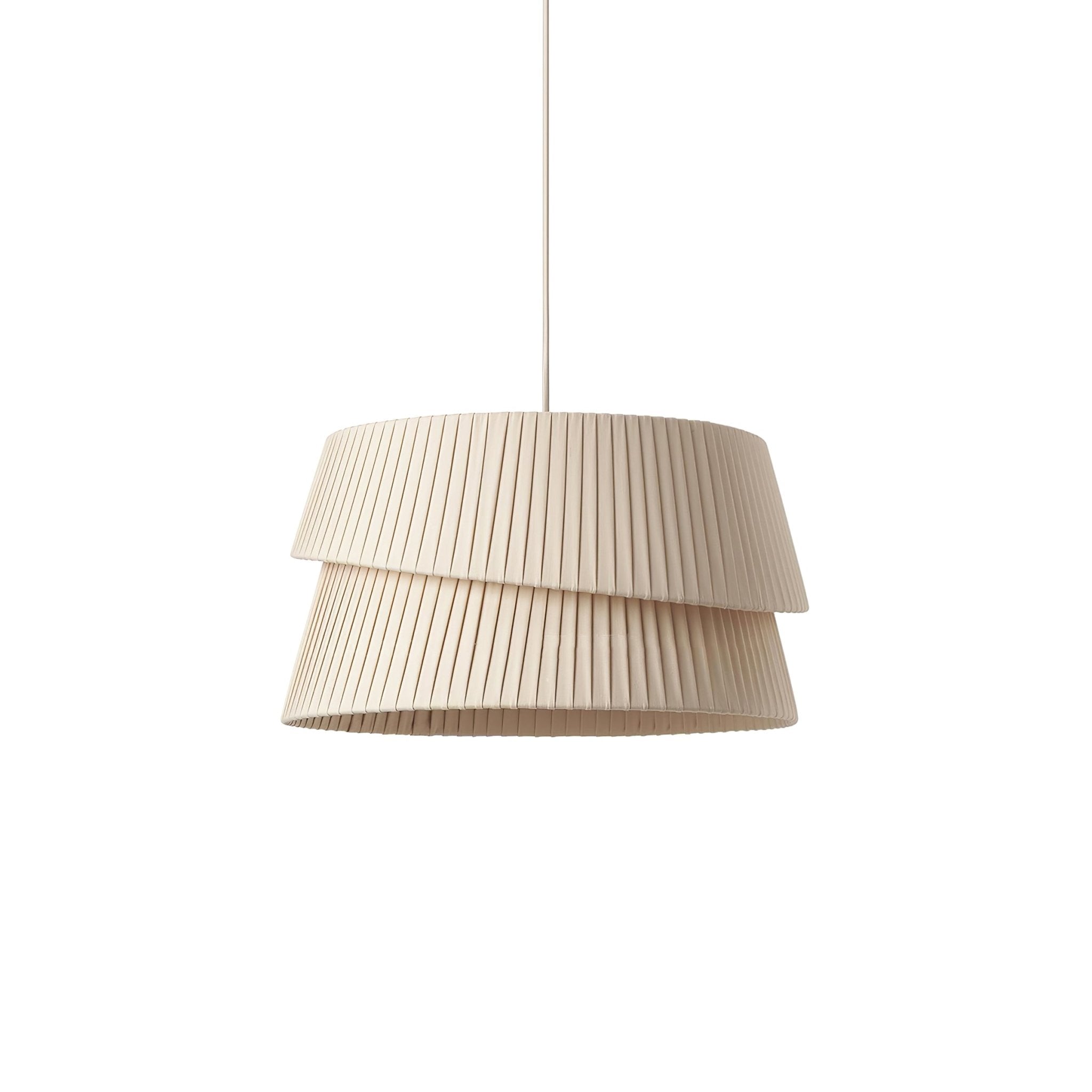 Ilira Lampe Pendante Tissu Twist Élégance Premium - Neutralighting
