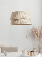 Ilira Lampe Pendante Tissu Twist Élégance Premium - Neutralighting