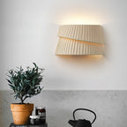 Cevelarae Applique Murale Tissu Art Nordic Twist Premium - Neutralighting