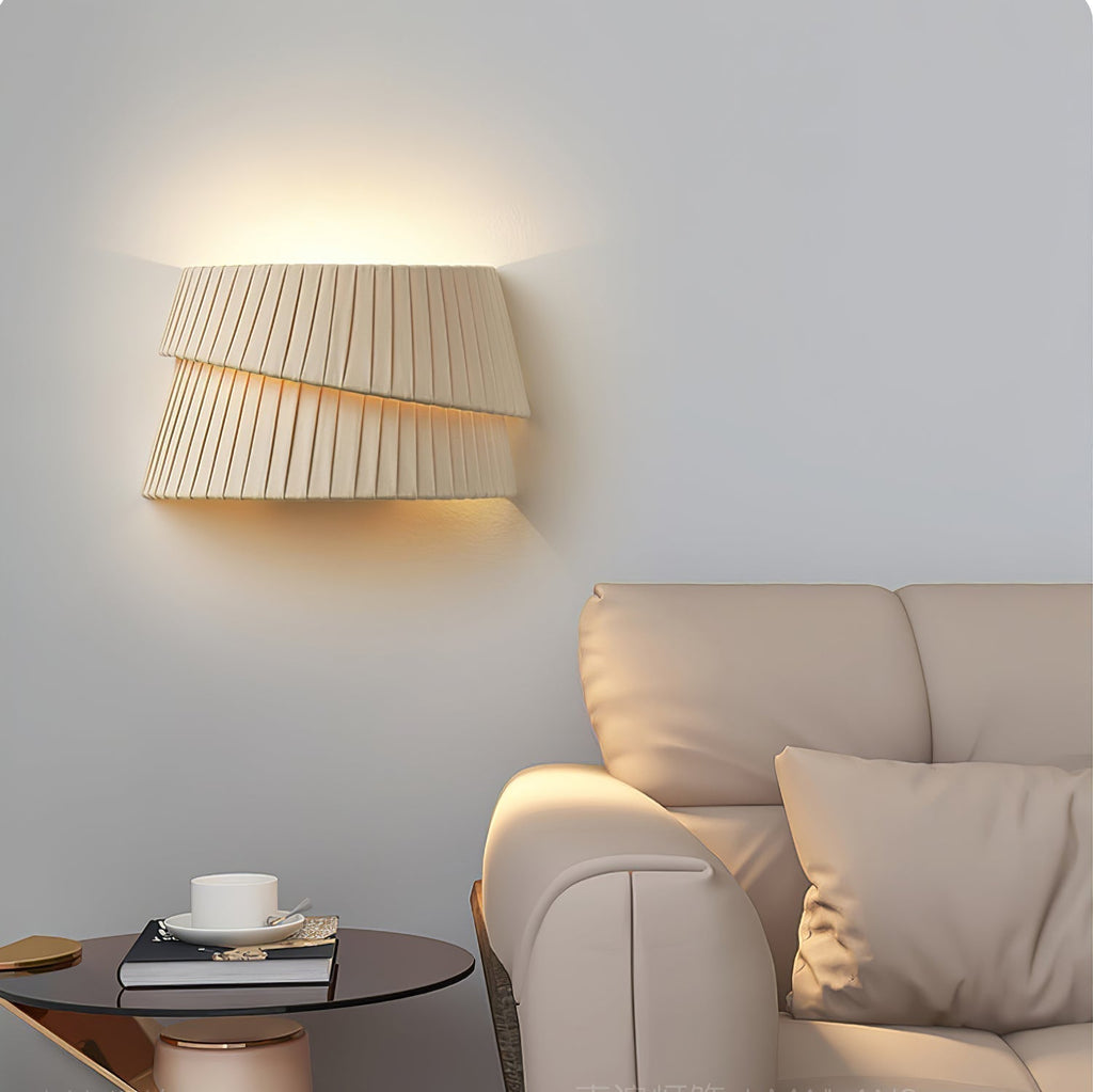 Cevelarae Applique Murale Tissu Art Nordic Twist Premium - Neutralighting