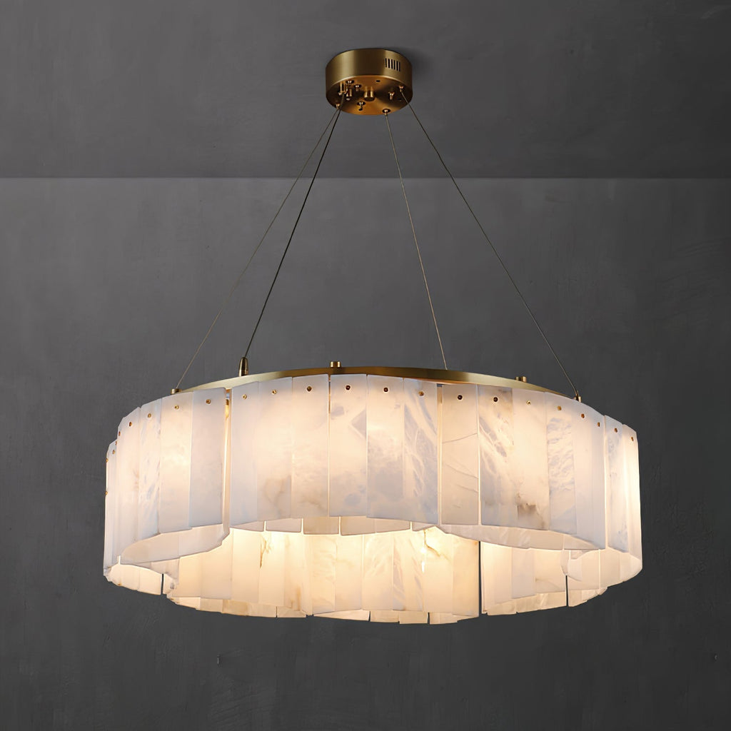 Ilveliel Suspension à Deux Niveaux en Albâtre - Neutralighting