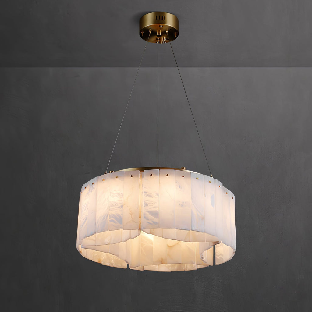 Ilveliel Suspension à Deux Niveaux en Albâtre - Neutralighting