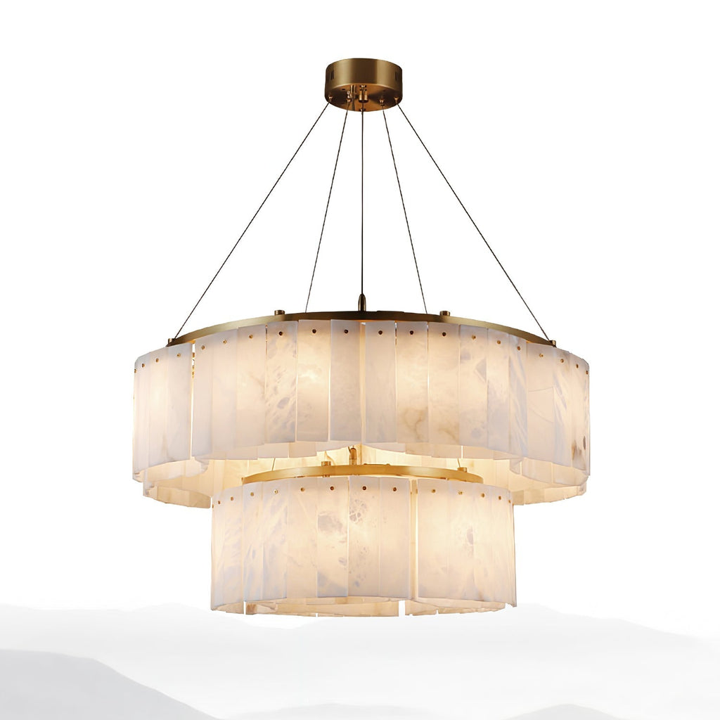 Ilveliel Suspension à Deux Niveaux en Albâtre - Neutralighting