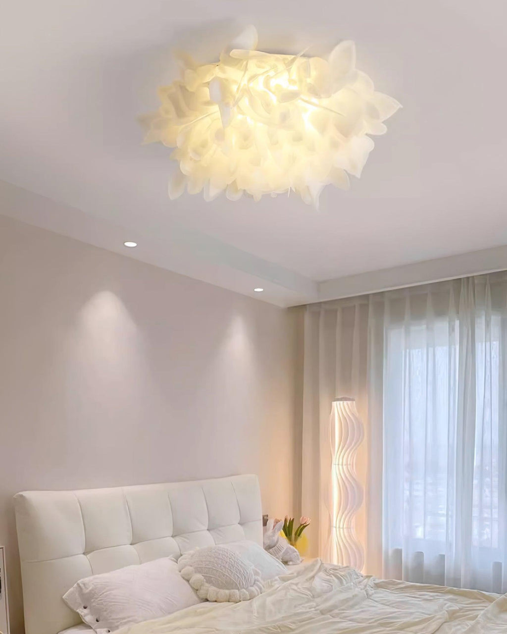 Plafonnier Sculpté Pétale Grappe Artistique Moderne Déclaration - Neutralighting