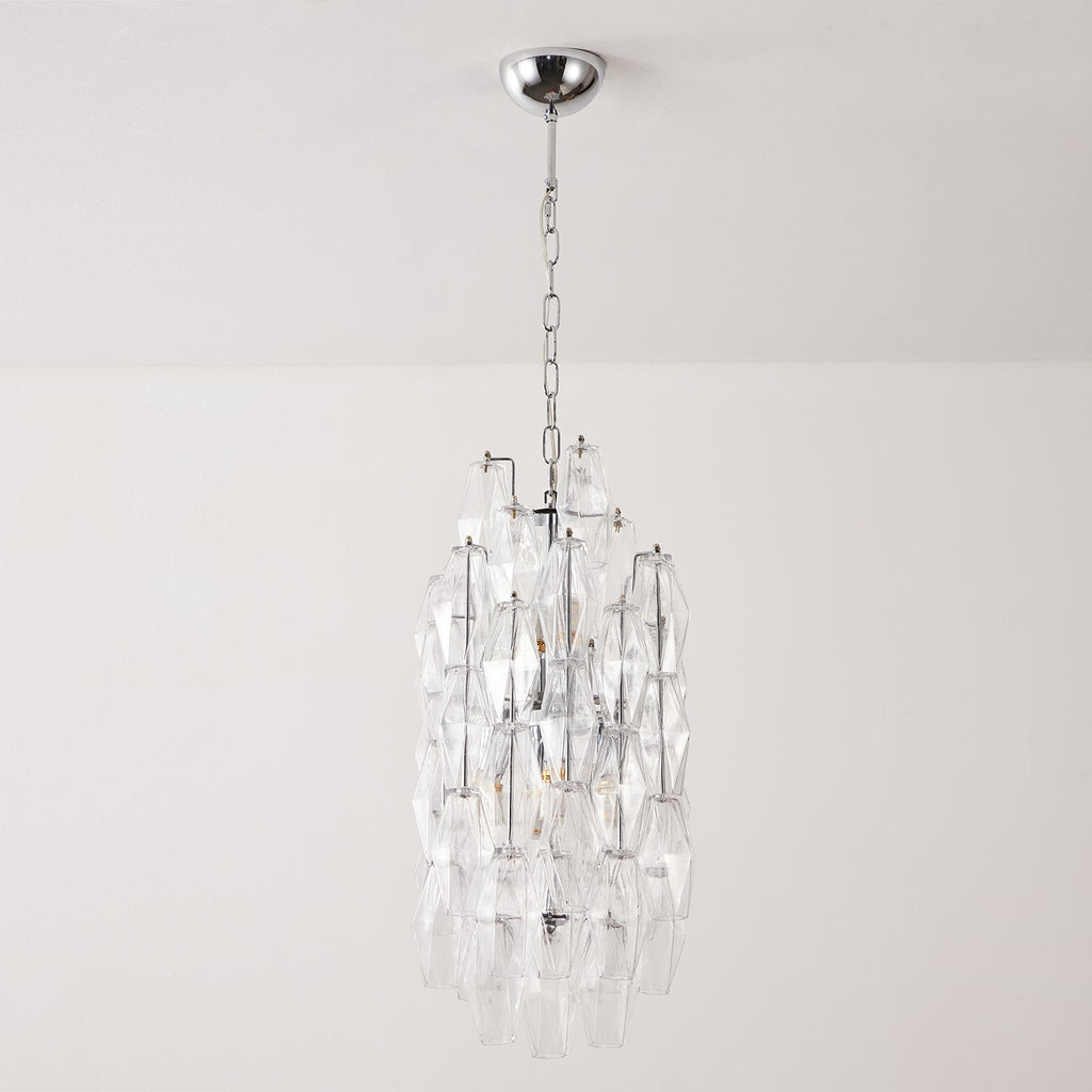 Velthra Suspension en Verre Facetté Luxueux - Neutralighting