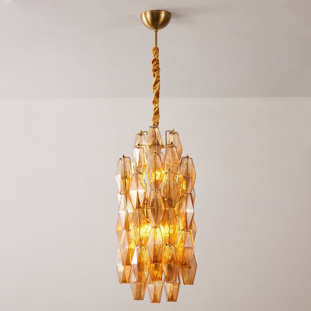 Velthra Suspension en Verre Facetté Luxueux - Neutralighting