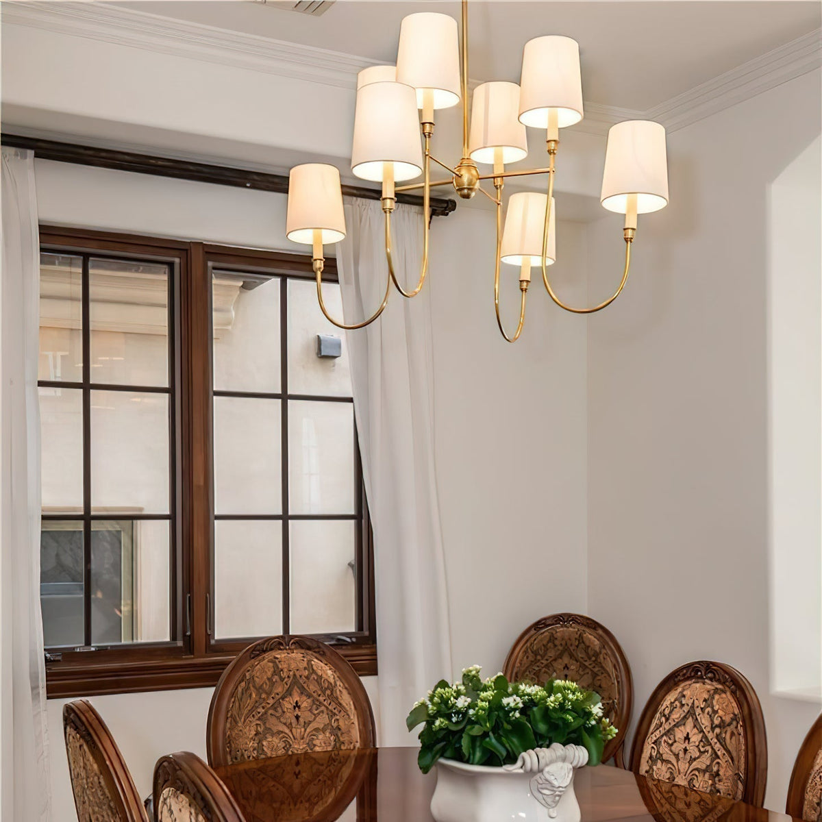 Nyshair Lustre Laiton Tissu Industriel Vintage - Neutralighting