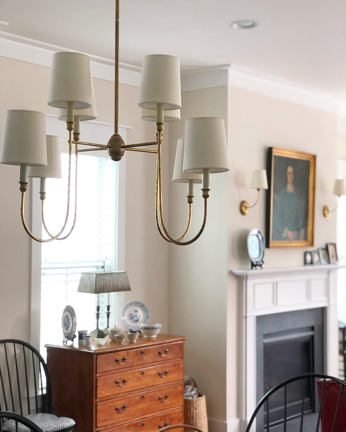 Nyshair Lustre Laiton Tissu Industriel Vintage - Neutralighting