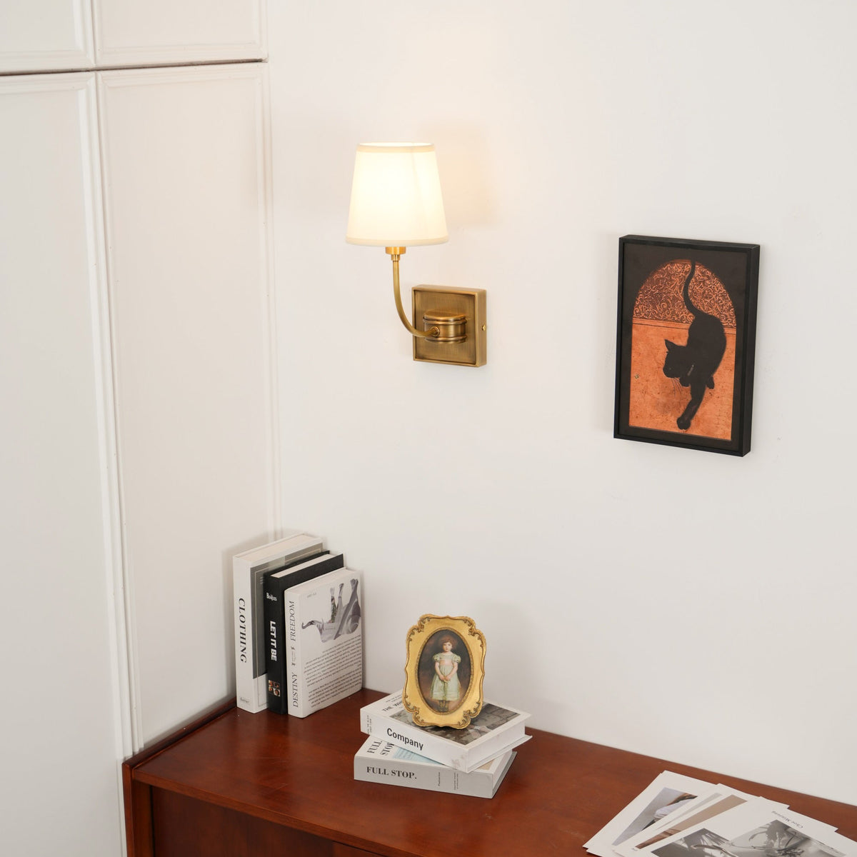 Olvaror Applique Murale Métal Tissu Industriel Vintage - Neutralighting