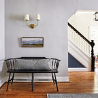 Victor Applique Murale en Bronze Noir et Tissu - Neutralighting