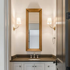 Victor Applique Murale en Bronze Noir et Tissu - Neutralighting