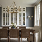 Victor Applique Murale en Bronze Noir et Tissu - Neutralighting